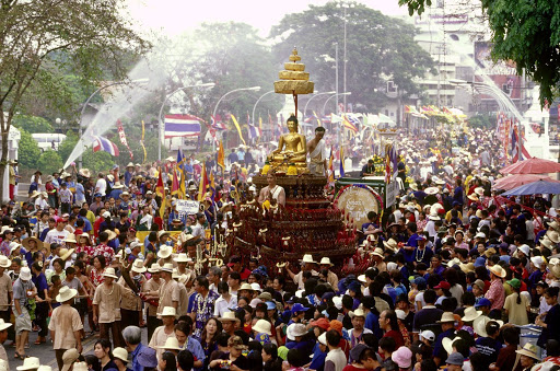 Festival Songkran v Chiang Mai 1