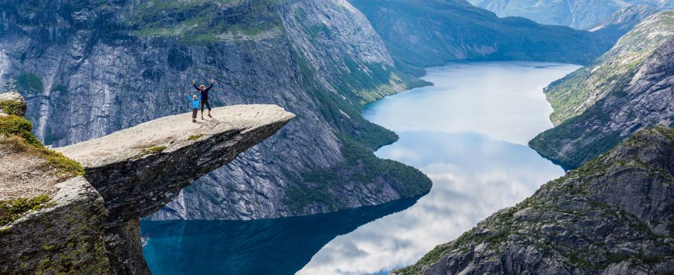 Fotogenická Trolltunga v Norsku 1