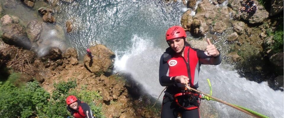 Alicante: Vodní kaňoning v soutěsce Gorgo de la Escalera 1